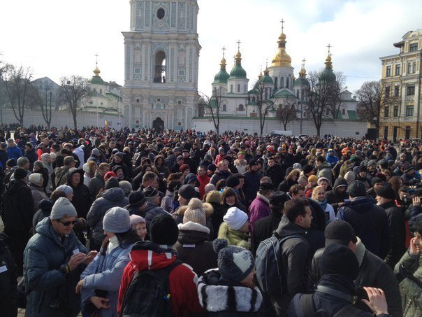 Акция в поддержку патрульной полиции в Киеве