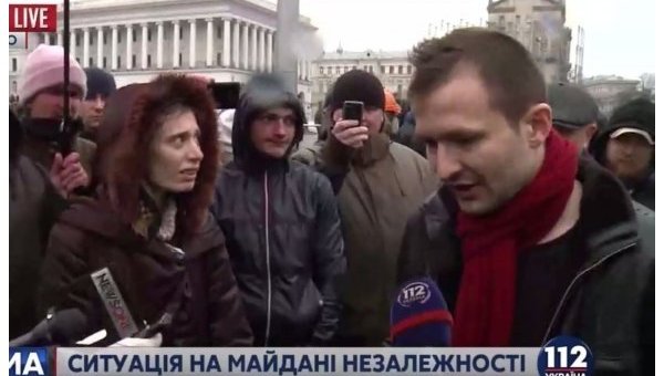 Нападение на журналиста на Майдане