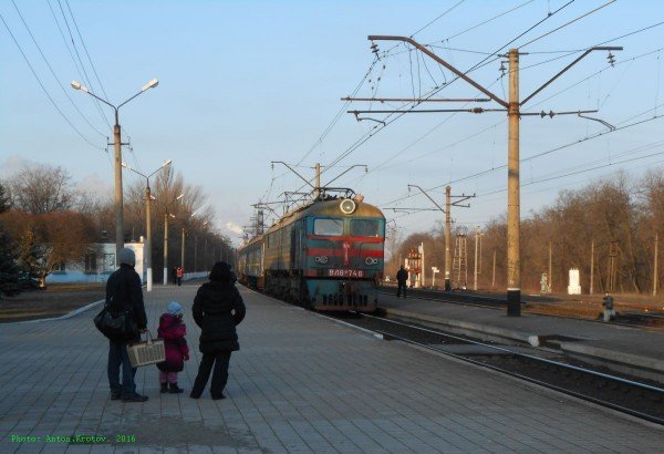 Железнодорожное сообщение в Донбассе