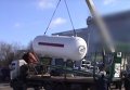 Демонтаж незаконных газовых АЗС в Полтавской области. Видео