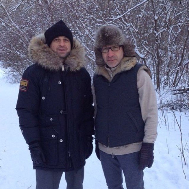 Юрий Демент и Геннадий Кернес (слева направо)