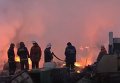 Крупный пожар на заводе под Днепропетровском