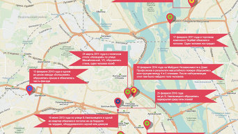 Обвалы и обрушения зданий в Киеве. Инфографика