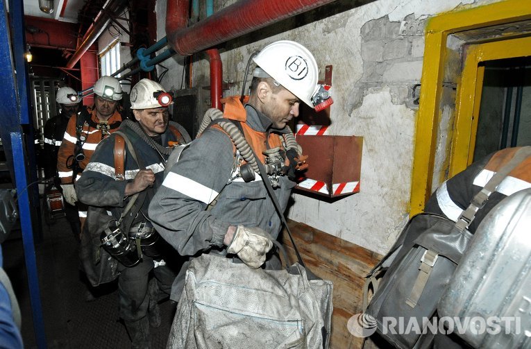 Спасательные работы в шахте Северная в Воркуте. Архивное фото