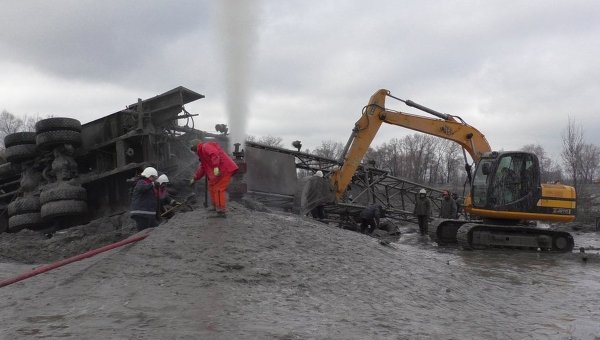 Утечка газа на скважине в Черниговской области