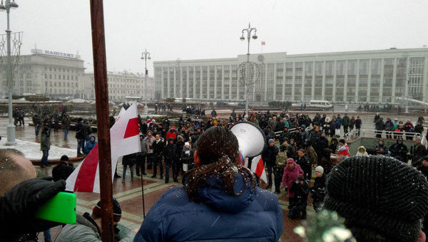 В центре Минска прошла акция протеста предпринимателей