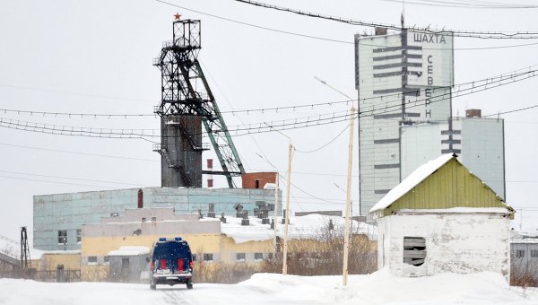 Ситуация на шахте Северная в Воркуте. Архивное фото