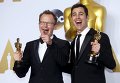 Том Маккарти и Джош Сингер во время 88-й церемонии вручения премии Оскар в Голливуде