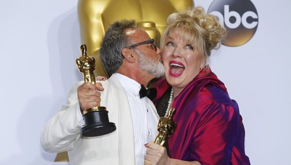 Колин Гибсон и Лиза Томпсон во время 88-й церемонии вручения премии Оскар в Голливуде