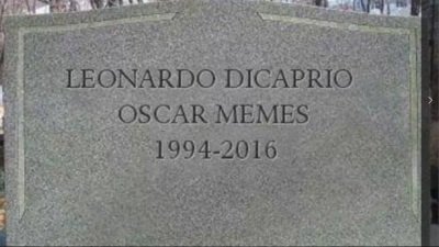 Фотожабы на долгожданный Оскар Леонардо Ди Каприо