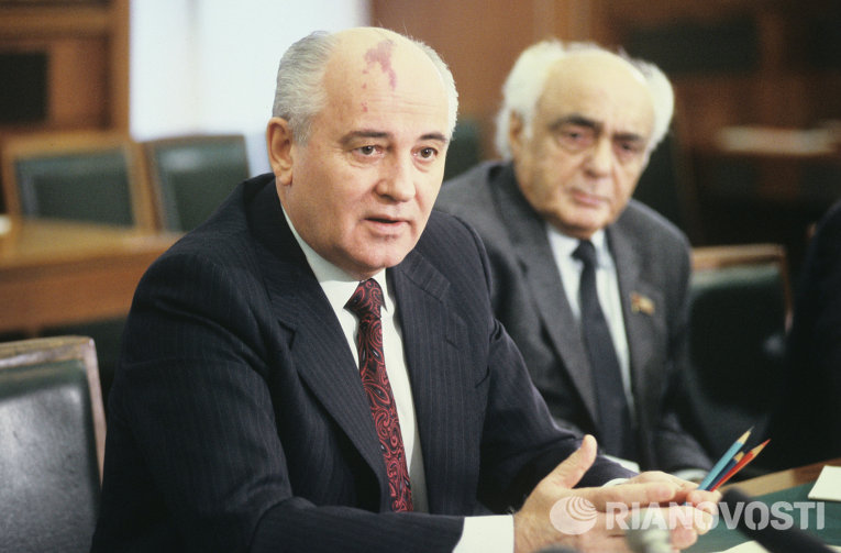 Встреча М.С. Горбачева с журналистами в Ново-Огарево