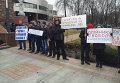 Акция в поддержку Сергея Олейника у Апелляционного суда в Киеве