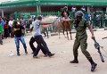 Столкновения полиции и протестующих в столице Замбии, Лусаке