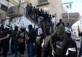 Палестинские бовики, члены бригады мучеников аль-Аксы, вооруженное крыло движения ФАТХ