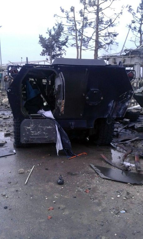 На месте взрыва заминированного автомобиля в городе Нусайбин в Турции