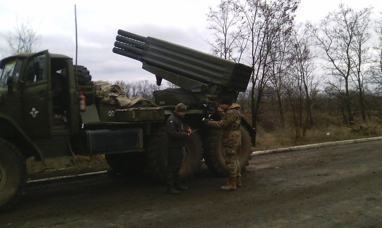 В зоне АТО 25 бригада ВДВ разворачивает новые артиллерийский системы