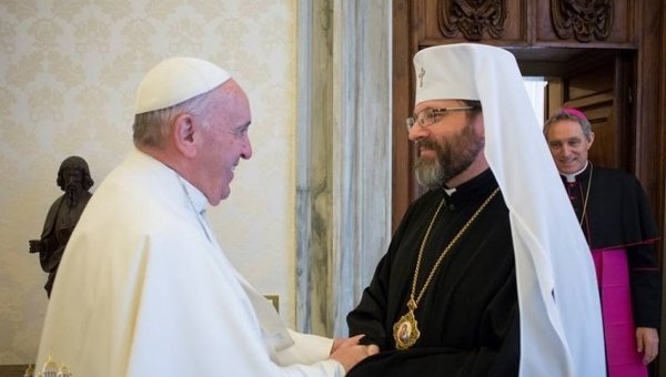 Папа Франциск встретился с представителями УГКЦ