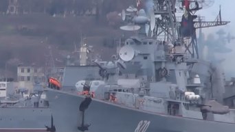 Охотник за подлодками корабль ЧФ РФ Сметливый направился к побережью Сирии. Видео