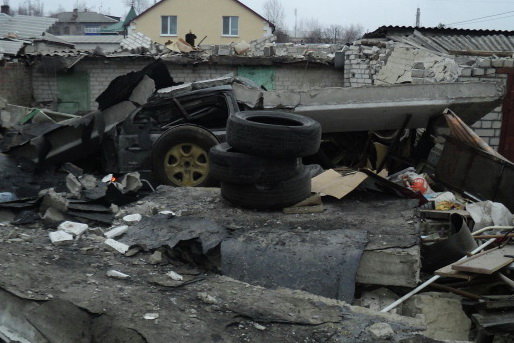 На месте взрыва в Купянск-Узловом Харьковской области