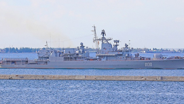 Флагман военно-морских сил Украины фрегат Гетьман Сагайдачный