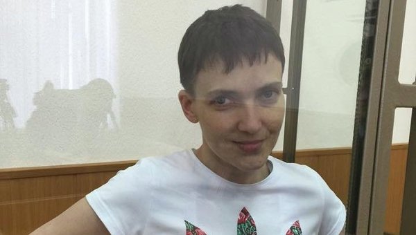 Надежда Савченко в суде. 9 марта 2016 года