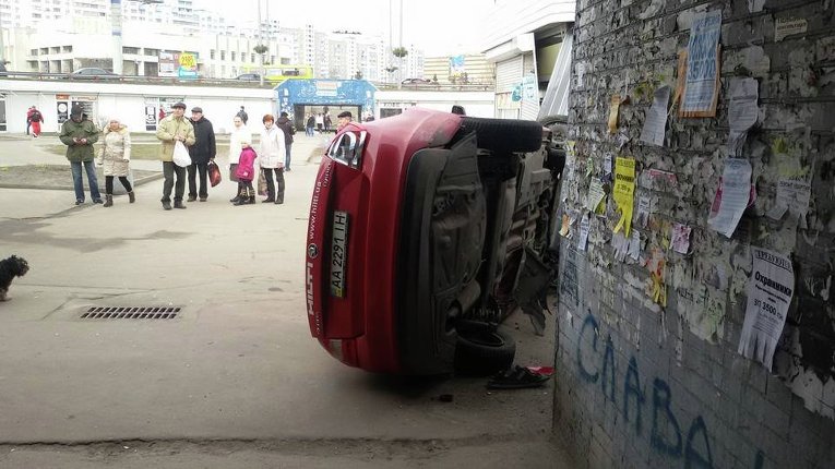 ДТП в Киеве с участием пьяного водителя