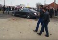 Взрыв автомобиля возле мечети в России. Видео