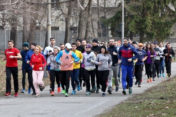Пробег в поддержку Крыма Run for Crimea в Киеве
