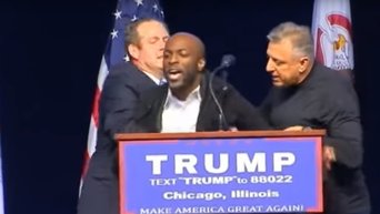 Избиратели Чикаго не захотели слушать Дональда Трампа. Видео