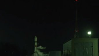 Старт ракеты-носителя «Союз-2.1б» с космодрома Байконур. Видео