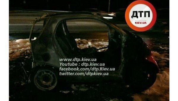 SMART сгорел в Киеве
