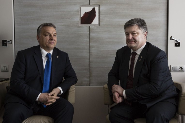 Петр Порошенко и Виктор Орбан
