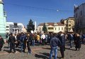 Преподаватели и студенты ПТУ заблокировали депутатов Мукачевского горсовета