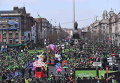 Парад в день Святого Патрика в Дублине, Ирландия
