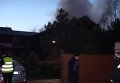 Пожар в Киеве. Видео