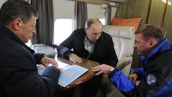 Рабочая поездка президента РФ  Путина в Крымский федеральный округ