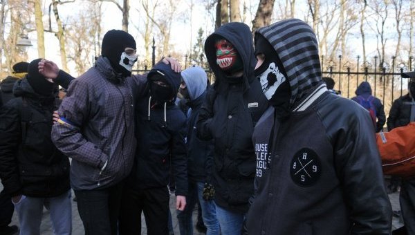 Столкновение с участием полиции во Львове. Архивное фото