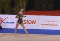 Украинская гимнастка грациозно завоевала два золота Кубка мира. Видео