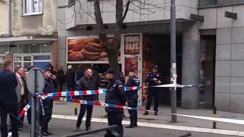 Взрыв в центре Белграда. Видео