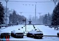 Весенний снегопад в Донецке
