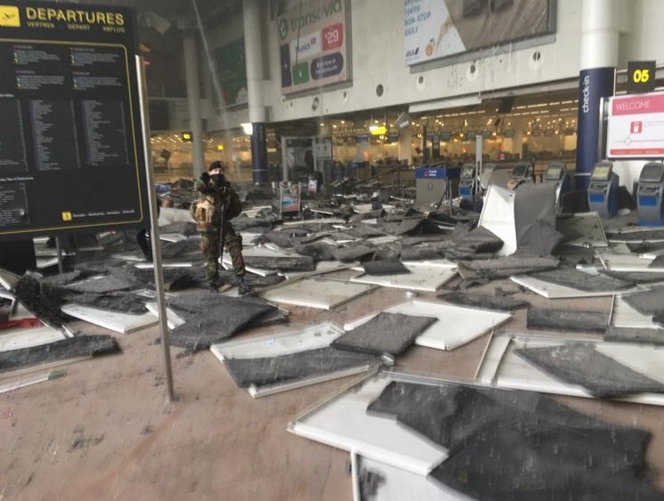 Взрыв в аэропорту Брюсселя
