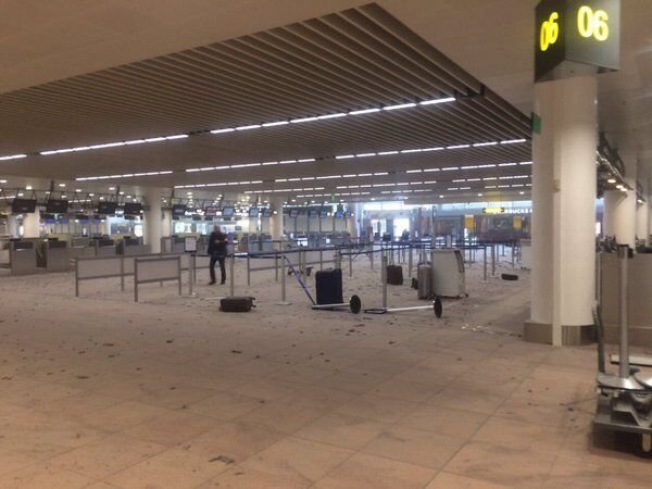Последствия теракта в аэропорту Брюсселя