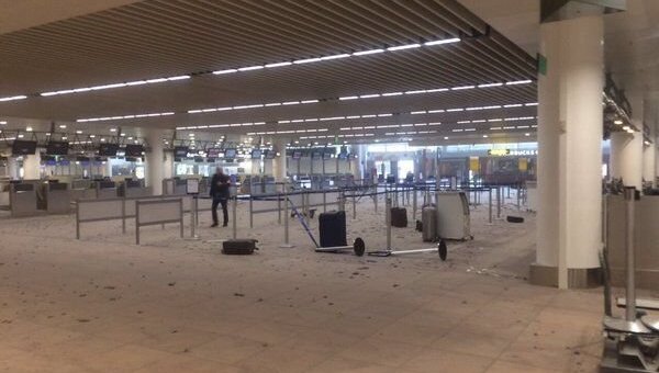 Последствия теракта в аэропорту Брюсселя