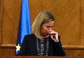 Федерика Могерини не сдержала слез, говоря о терактах в Брюсселе