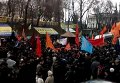 Митинг чернобыльцев под Кабмином. Видео