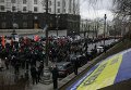 Митинг чернобыльцев под Кабинетом министров в Киеве