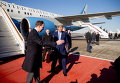 Госсекретарь США Джон Керри прибывает в московский аэропорт Внуково