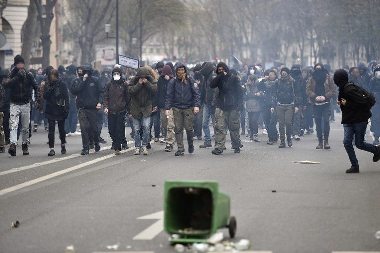 Протесты во Франции против нового трудового законодательства