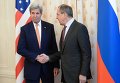 Встреча главы МИД РФ С.Лаврова с государственным секретарем США Дж.Керри