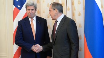 Встреча главы МИД РФ Лаврова с государственным секретарем США Керри